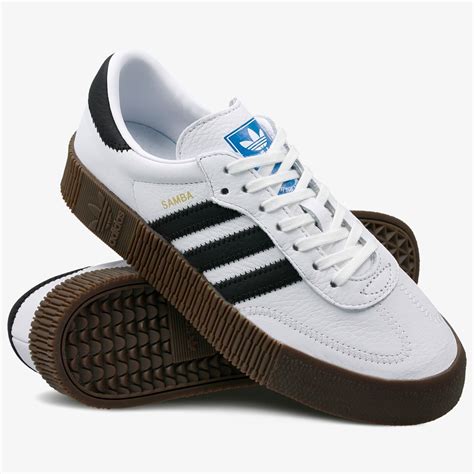 adidas sambarose dreifach weiß|Adidas samba shoes white.